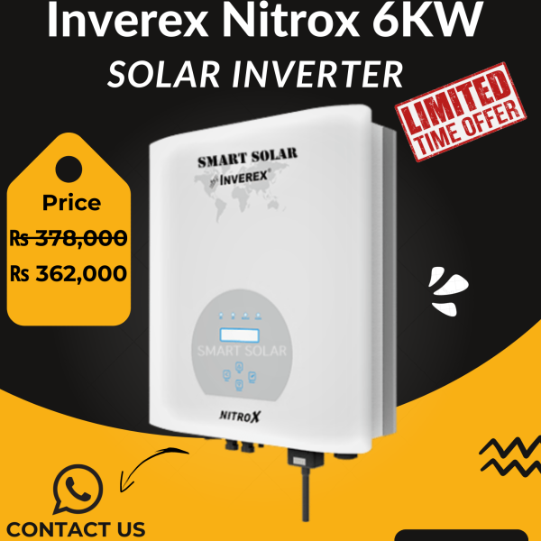 Inverex nitrox 6 KW solar inverter