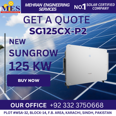 SG125CX-P2 sungrow 125 kw solar inverter price in pakistan